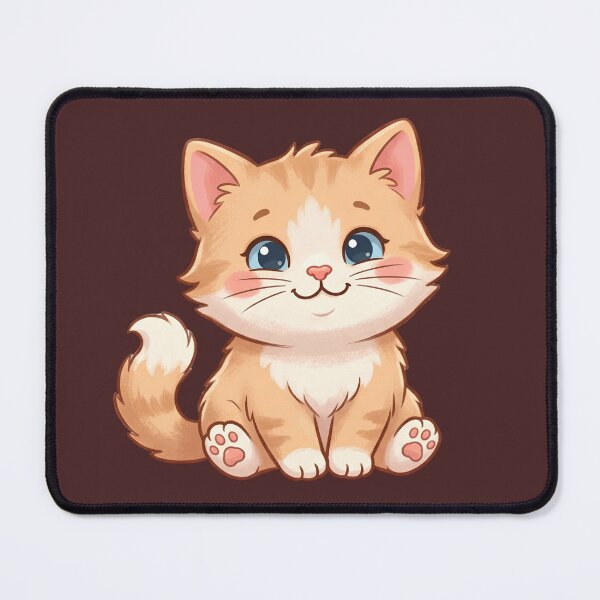 Item preview, Cute Ginger Kitten Art – Adorable Orange Tabby Cat designed and sold by digitalbob60.