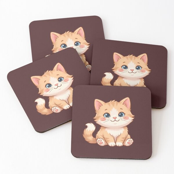 Item preview, Cute Ginger Kitten Art – Adorable Orange Tabby Cat designed and sold by digitalbob60.