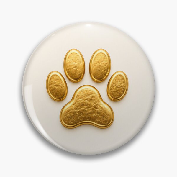 Item preview, Minimalist Golden Paw – Elegant Pet Lover  designed and sold by HO•Designs.