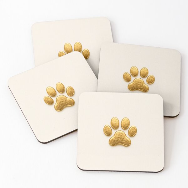 Item preview, Minimalist Golden Paw – Elegant Pet Lover  designed and sold by HO•Designs.