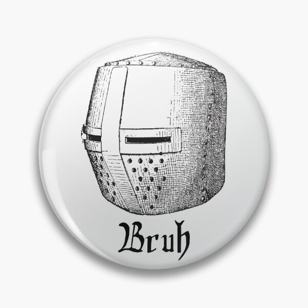 Item preview, Bruh Medieval Knight Helmet designed and sold by nileniley.
