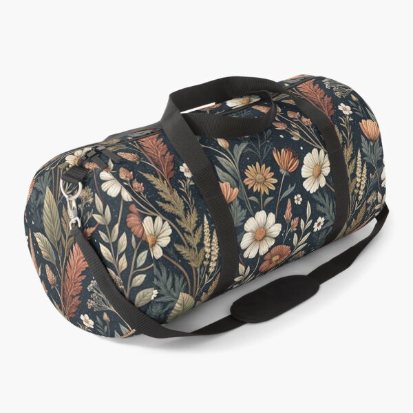Item preview, Dark Cottagecore Florals – Midnight Wildflowers & Autumn Meadow Pattern designed and sold by Whimsical Wayfarer.