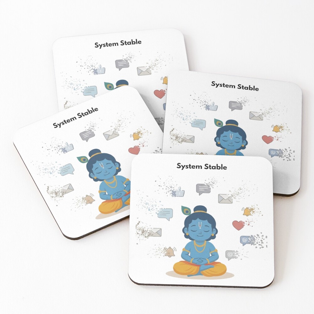 Item preview, Coasters (Set of 4) designed and sold by BhaktiByte.