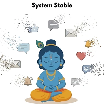 Artwork thumbnail, system stable | Developer Sticker | Linux Tech Humor by BhaktiByte