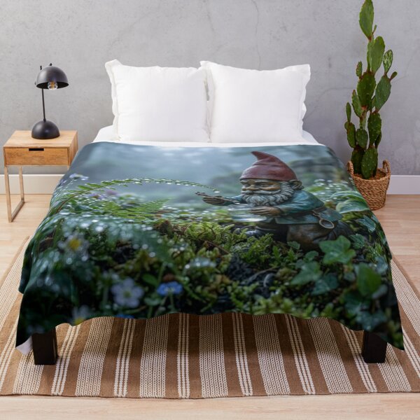 Item preview, Wroclaw Gnome Collecting Dewdrops at Dawn designed and sold by Purrfecta.