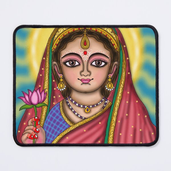 Item preview, Goddess Sita Artwork | Divine Hindu Goddess Digital Painting & Spiritual Illustration designed and sold by Harshit_Digital_Arts.