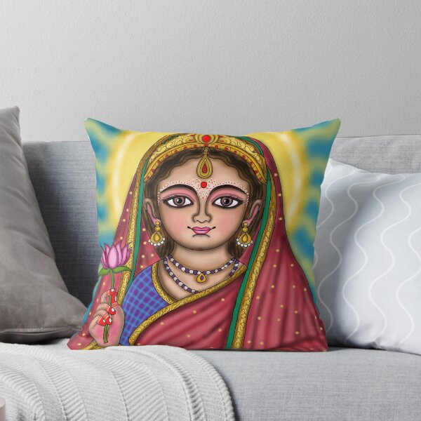 Item preview, Goddess Sita Artwork | Divine Hindu Goddess Digital Painting & Spiritual Illustration designed and sold by Harshit_Digital_Arts.