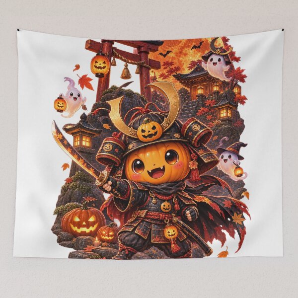 Item preview, pumpkin samurai designed and sold by TeikunShop.