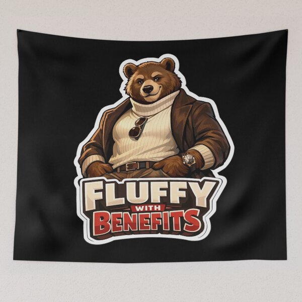 Item preview, Fluffy With Benefits | Anthro Bear Cozy Fashion Gift designed and sold by Furrenzy.