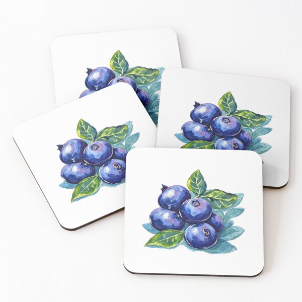 Item preview, blueberry watercolor  designed and sold by Jadedoodle.