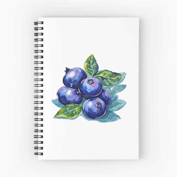 Item preview, blueberry watercolor  designed and sold by Jadedoodle.
