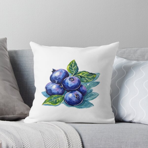 Item preview, blueberry watercolor  designed and sold by Jadedoodle.