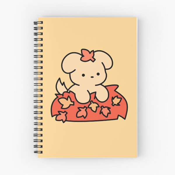 Item preview, Cute Dog In Pile Of Leaves Fall Doodle designed and sold by MiaBellaGirl.
