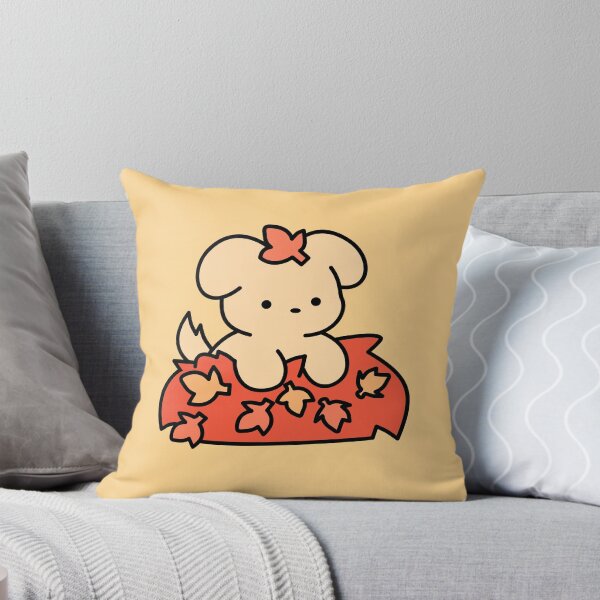 Item preview, Cute Dog In Pile Of Leaves Fall Doodle designed and sold by MiaBellaGirl.