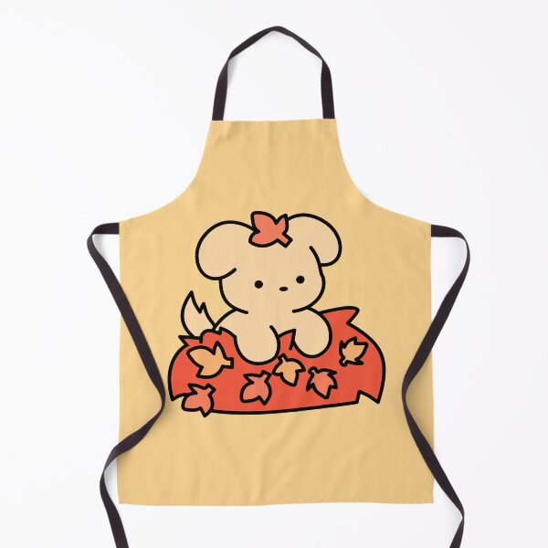 Item preview, Cute Dog In Pile Of Leaves Fall Doodle designed and sold by MiaBellaGirl.