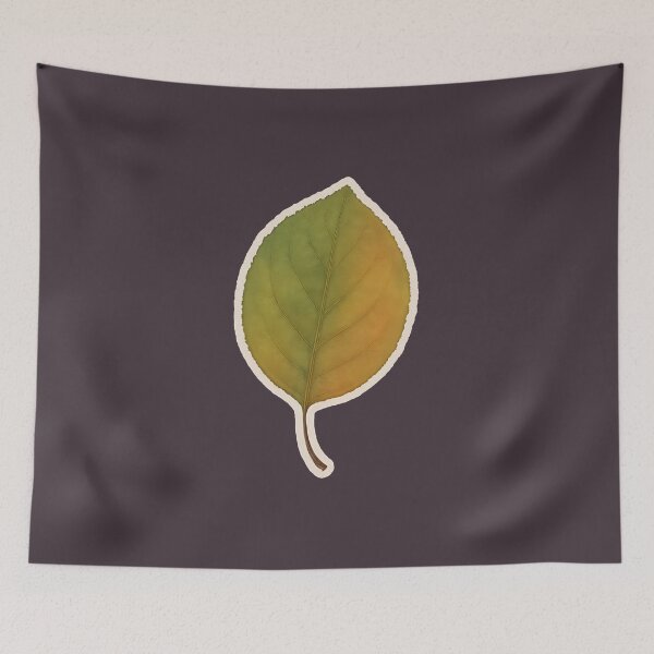 Item preview, Watercolor Botanical Leaves Nature Inspired Collection: Apple designed and sold by PinUpPizzazz.