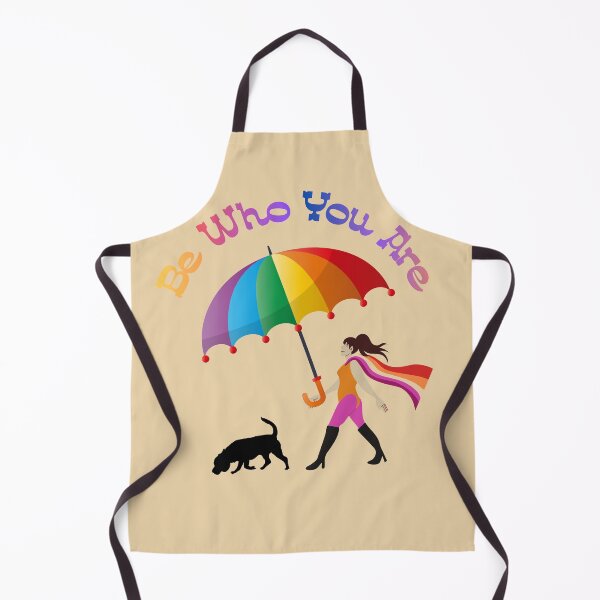 Item preview, Be Who You Are - Pride Rainbow Umbrella and Dog Design designed and sold by Evelashop.