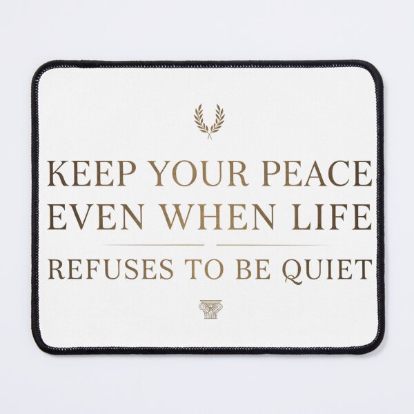 Item preview, Keep Your Peace When Life Gets Loud designed and sold by syotos-ai.