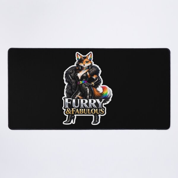 Item preview, Furry And Fabulous | Anthro Fox Pride Fashion Gift designed and sold by Furrenzy.