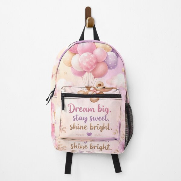 Item preview, Dream Big Stay Sweet Teddy Bear Pastel designed and sold by itxelaraStudio.