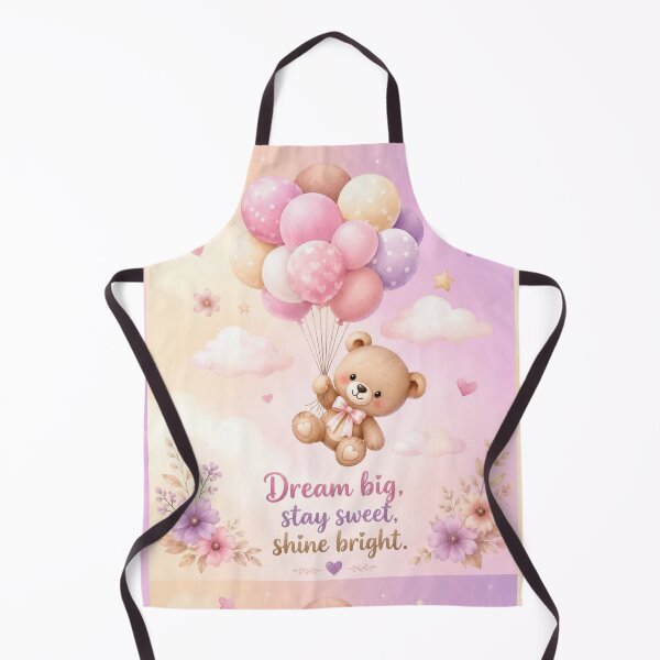 Item preview, Dream Big Stay Sweet Teddy Bear Pastel designed and sold by itxelaraStudio.