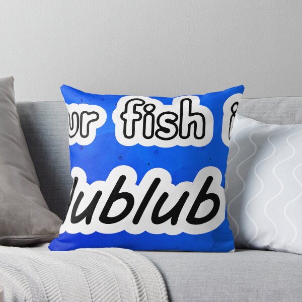 Item preview, tell your fish i said blub | goldfish bumper car sticker magnet designed and sold by noob publishing.