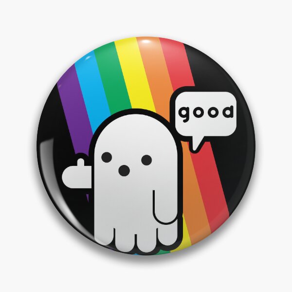 Item preview, GHOST OF APPROVAL - RAINBOW COLORS - GAY PRIDE designed and sold by CuPensky.