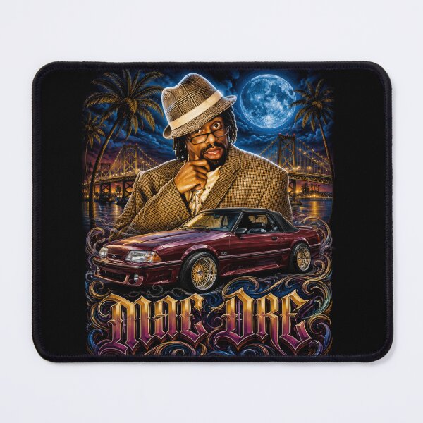 Item preview, Mac Dre Foxbody Mustang Moonlight Shirt | Bay Area Hip Hop Chicano Art Graphic Tee designed and sold by Street Culture Couture.
