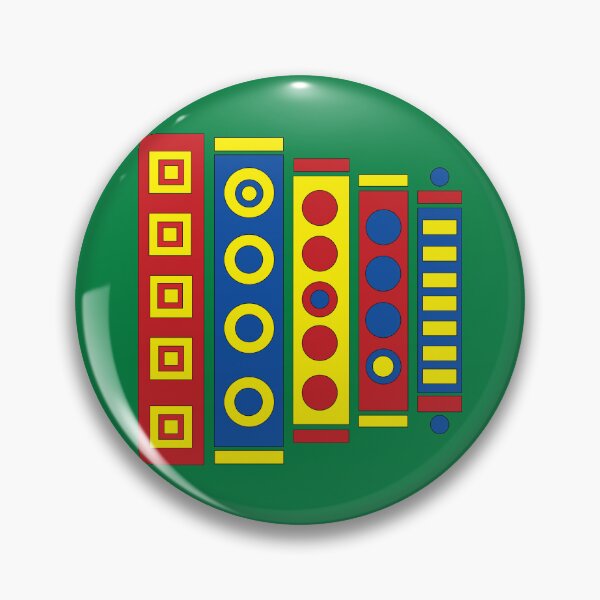 Item preview, Design 9: Vertical Towers with circles and squares designed and sold by Curtis Gaston.