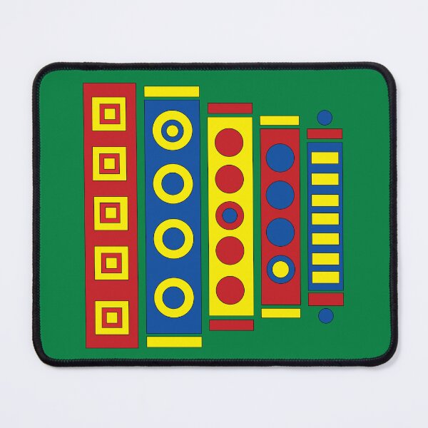 Item preview, Design 9: Vertical Towers with circles and squares designed and sold by Curtis Gaston.