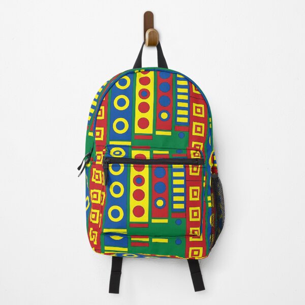 Item preview, Design 9: Vertical Towers with circles and squares designed and sold by Curtis Gaston.