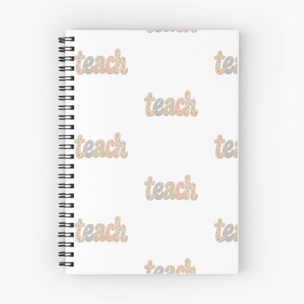 Item preview, Vintage Floral Embroidered Teach Typography designed and sold by Auchi_Verse.
