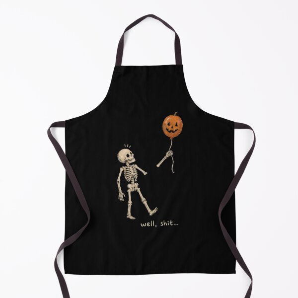 Item preview, Skeleton Holding Pumpkin Balloon Funny Halloween designed and sold by Kladhadredo.