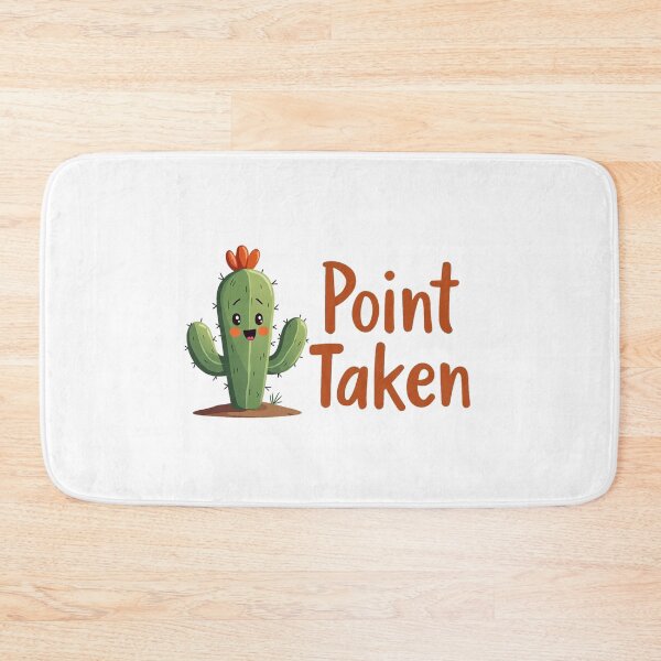 Item preview, Funny cactus with Point Taken text for t shirt or mug designed and sold by Prints by Mat.
