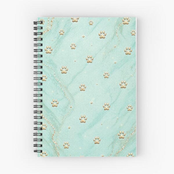 Item preview, Pastel Turquoise Golden Paws – Elegant Pet Lover Design designed and sold by HO•Designs.