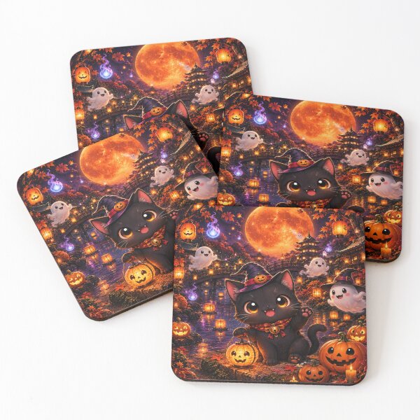 Item preview, Black Cat Halloween designed and sold by TeikunShop.