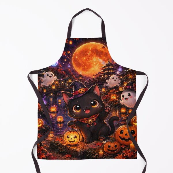 Item preview, Black Cat Halloween designed and sold by TeikunShop.