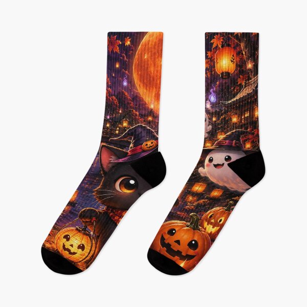 Item preview, Black Cat Halloween designed and sold by TeikunShop.