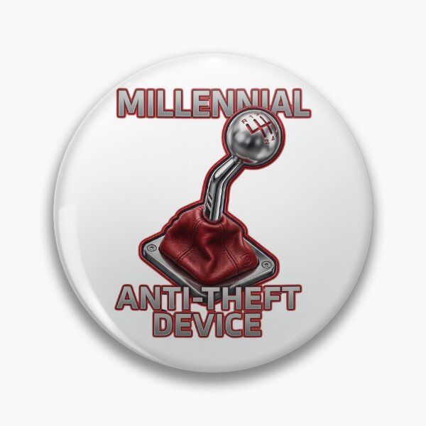 Item preview, Funny Millennial Driver Anti Car Theft Manual Shifter Stick Shift Device  designed and sold by Space Ghettos.