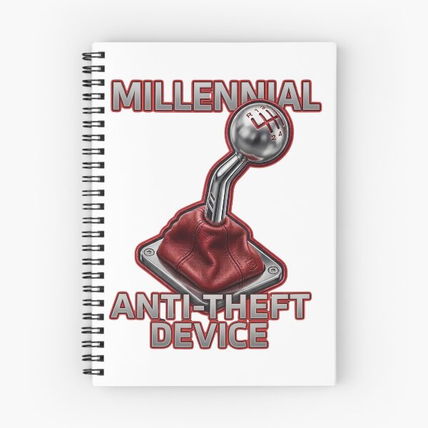 Item preview, Funny Millennial Driver Anti Car Theft Manual Shifter Stick Shift Device  designed and sold by Space Ghettos.