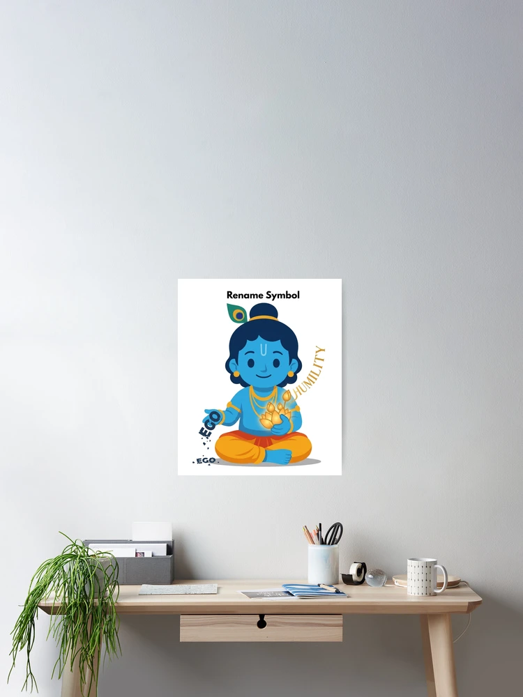 Thumbnail 2 of 3, Poster, rename symbol | Developer Sticker | Programming Tech Humor designed and sold by BhaktiByte.