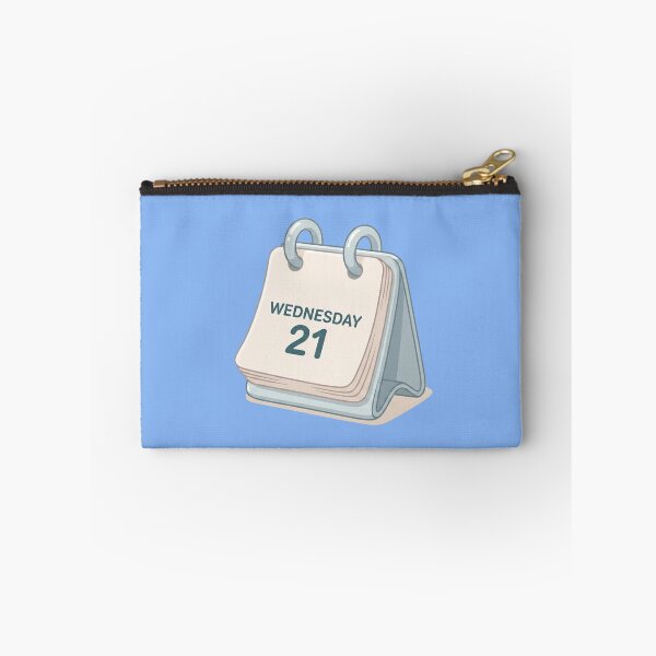 Item preview, Cute Desk Calendar Wednesday 21 Kawaii Aesthetic Illustration designed and sold by Indraokta22.