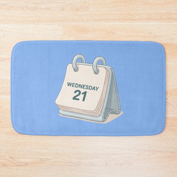 Item preview, Cute Desk Calendar Wednesday 21 Kawaii Aesthetic Illustration designed and sold by Indraokta22.