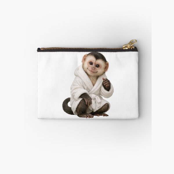 Item preview, Relaxing Bathrobe Capuchin Monkey designed and sold by Sillytoe.