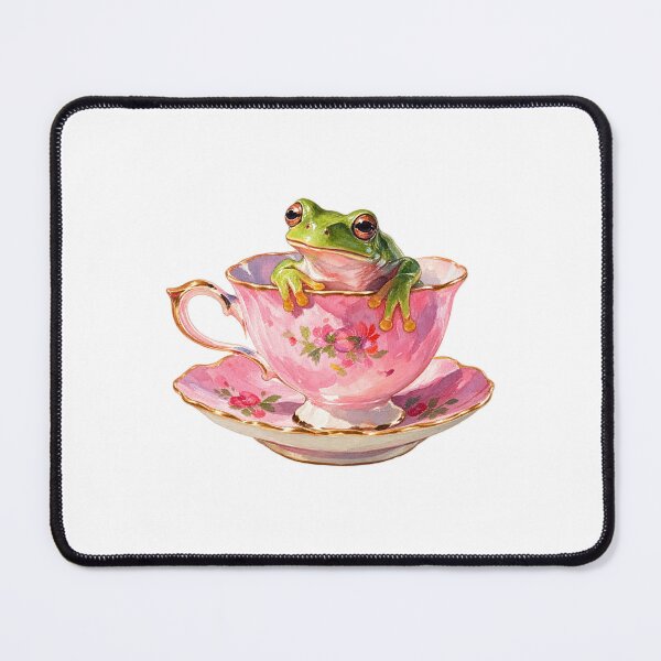 Item preview, frog tea cup designed and sold by Jadedoodle.