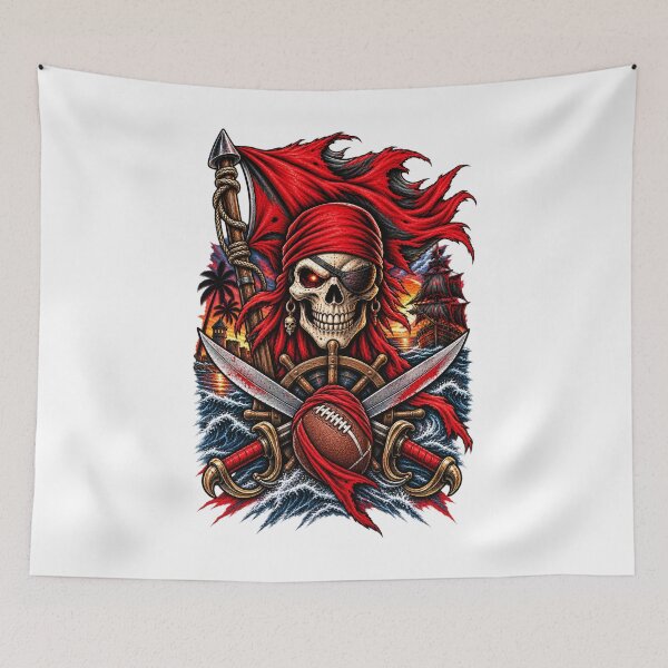 Item preview, PIRATE FOOTBALL designed and sold by KAandKO.