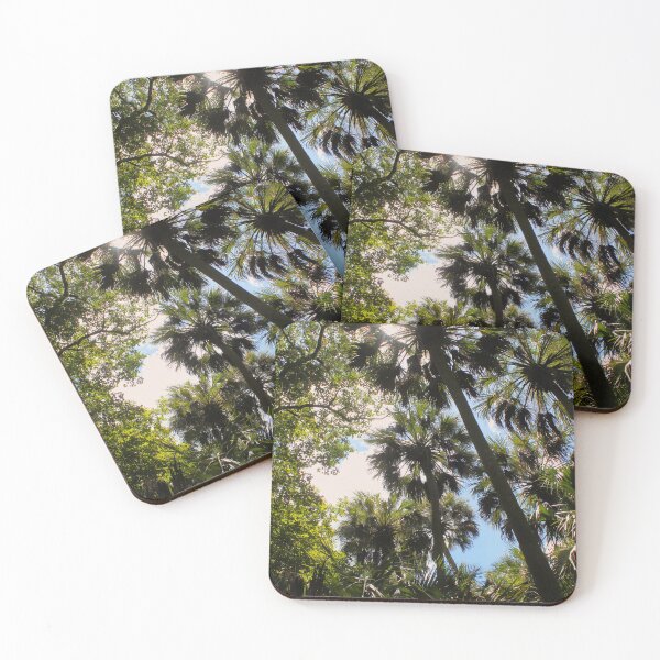 Item preview, Tropical Palm Canopy with Sunlight and Blue Sky designed and sold by CayoSnapper.