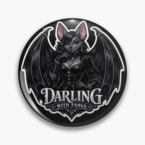 Item preview, Darling With Fangs | Anthro Bat Gothic Fashion Gift designed and sold by Furrenzy.