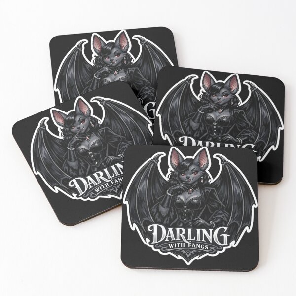 Item preview, Darling With Fangs | Anthro Bat Gothic Fashion Gift designed and sold by Furrenzy.