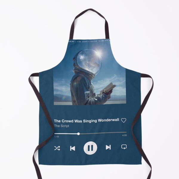 Item preview, The Crowd Was Singing Wonderwall by THE SCRIPT designed and sold by Royal Spark Studio.